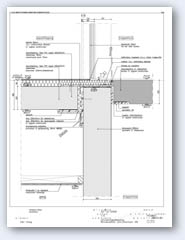 Bouwkundig detail. Voorbeeld